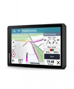 Garmin Zumo XT3 GPS navigator, 6-inch display, map view on screen.