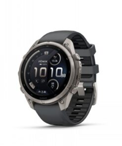 Garmin fenix 9 pro inreach - 47mm titaani ja graphite/black -silikonihihna
