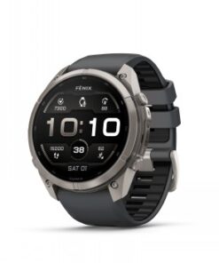 Garmin fenix 9 pro - 51mm titaani ja graphite/black -silikonihihna