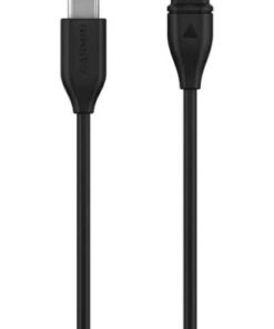 Garmin USB-C charging and data cable 1m Black Garmin USB-C charging and data cable with a USB-C connector and a standard Garmin connector. Length 1 meter.