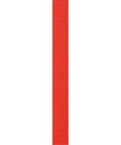 Red Garmin Ultrafiit nylon strap, narrow rectangular shape, black adjustable loops.