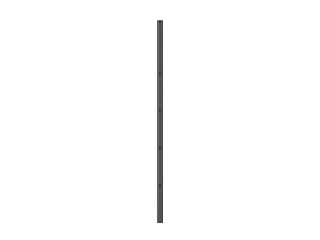 Multibrackets M PRO SERIES COLUMN 270CM black mounting column A tall black metal column with evenly spaced mounting holes.