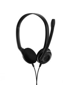 Epos EDU 10 headset for desktop and mobile use Black lightweight headset with adjustable headband and movable microphone boom, designed for desktop and mobile use...