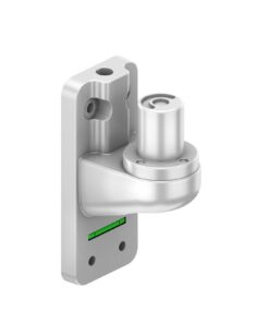 Multibrackets M WALL ADAPTER SINGLE SILVER - wall mount adapter A silver wall mount adapter with a rotating mechanism and a small green detail.