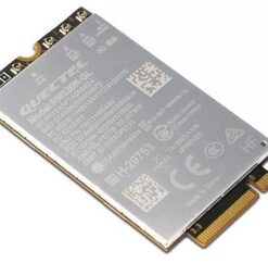 Lenovo Quectel RM520N-GL 5G M.2 network card for efficient connectivity. A silver Lenovo Quectel RM520N-GL 5G M.2 network card on a white background, viewed from a high angle.