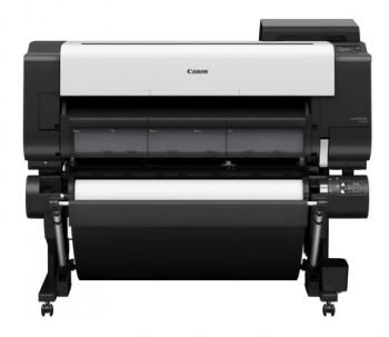 Canon ImagePROGRAF TX-3200 large format printer, black-and-white model front view.