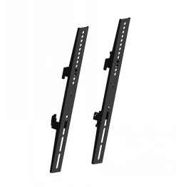 Two black solid mounting arms with small holes and hook-like details.