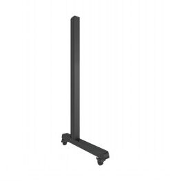 MB PRO SERIES wheeled stand 270 cm - Multibrackets A wheeled stand made of black metal. Sturdy and modern frame.