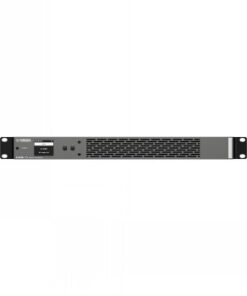 Black and silver Yamaha DSP device captured from the front panel, showing buttons and connections.