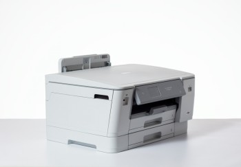 Brother HL-J6010DW printer with two paper trays Light gray Brother HL-J6010DW printer with two paper trays and portable paper feeder.