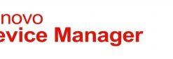 Lenovo Device Manager logo with red text on a white background.
