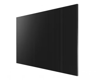 Samsung 130-inch All-in-One LED Monitor 130-inch black slim Samsung LED monitor panel, horizontal view.