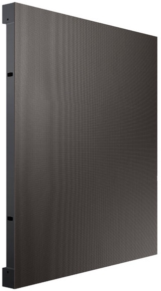 Samsung IF025H LED display cabinet for indoor use Thin Samsung black LED display cabinet, rectangular in shape, designed for indoor use.