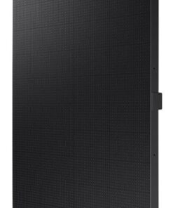 Samsung SMART LED Signage Indoor LED IF060H-DL monitor A black rectangular Samsung LED monitor with a slim and minimalist design, standing upright.