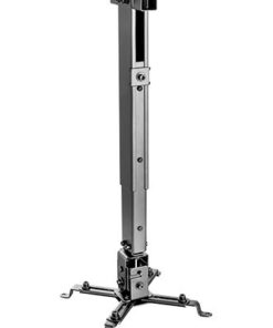 LH-GROUP PRB-2 adjustable projector mount in black Black metallic projector mount with four mounting legs and adjustable height.