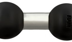 Black round RAM Mounts balls connected by a short metal cylinder.