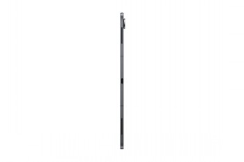 Samsung Galaxy Tab S11 Ultra WiFi 512 GB - side profile view A slim Samsung Galaxy Tab S11 Ultra WiFi in grey, side profile emphasized.