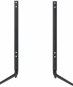 Samsung Y-shaped table stand DC32-55, black Black Y-shaped Samsung table stand, adjustable tall metal legs.
