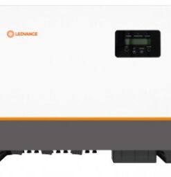 A white rectangular Ledvance inverter with a display and an orange accent stripe, viewed from the front.