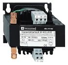 Schneider Electric Modicon electrical transformer 230/400V, 250VA Electrical transformer with a black frame and multiple connections, front view.