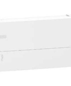 Schneider Electric Mini Pragma electrical enclosure, 18 modules, white White, rectangular electrical installation enclosure with a single-row design and 18-module capacity.