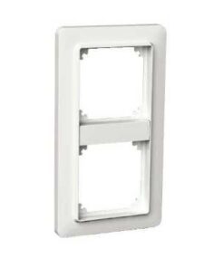 White Exxact 2-module frame in a rectangular shape, minimalist design.
