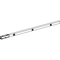 Schneider Electric Canalis busbar system, 25A, 3 meters A long and narrow Schneider Electric distribution busbar, white, equipped with multiple connection points.